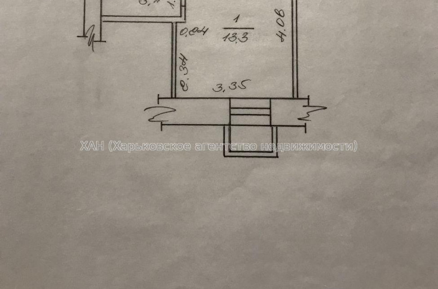 Продам квартиру, Аэрокосмический пр. , 1  ком., 16.40 м², капитальный ремонт 