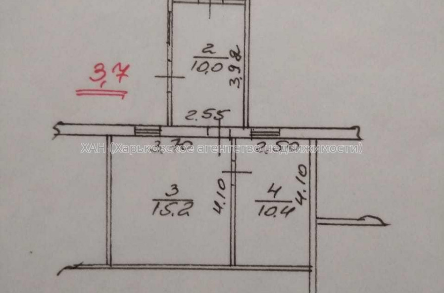 Продам квартиру, Конотопская ул. , 2  ком., 39 м², косметический ремонт 