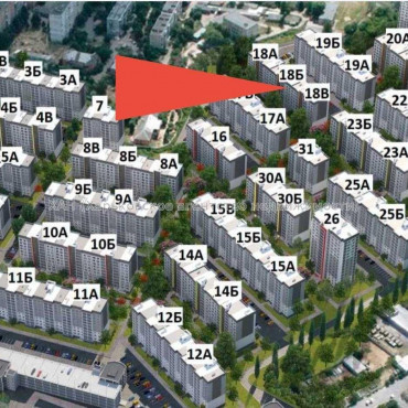 Продам квартиру, Полтавский Шлях ул. , 1 кім., 40.60 м², без внутренних работ 