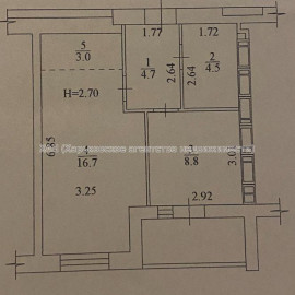Продам квартиру, Мира ул. , 1 кім., 39.70 м², без внутренних работ