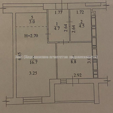 Продам квартиру, Мира ул. , 1 кім., 39.70 м², без внутренних работ 