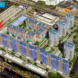 Продам квартиру, Гвардейцев Широнинцев ул. , 1 кім., 44.15 м², без внутренних работ