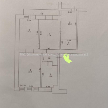 Продам квартиру, Гарета Джонса ул. , 4  ком., 92.80 м², косметический ремонт 