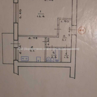 Продам квартиру, Клочковская ул. , 1  ком., 36 м², косметический ремонт 