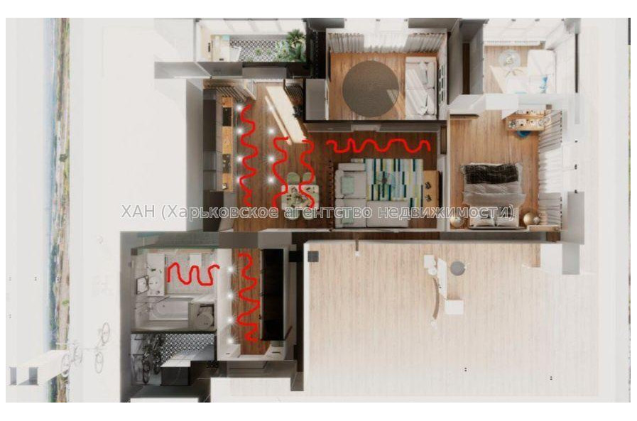 Продам квартиру, Архитекторов ул. , 3  ком., 80 м², авторский дизайн 