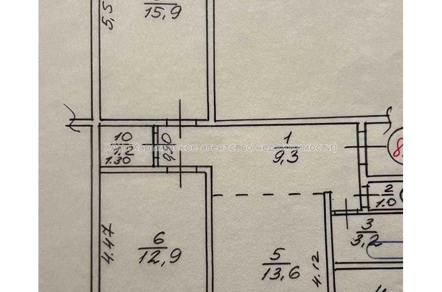 Продам квартиру, Победы просп. , 3 кім., 65 м², евроремонт 
