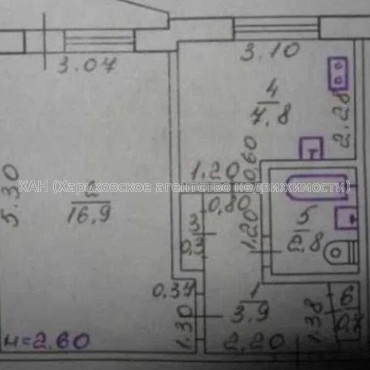 Продам квартиру, Непокоренных ул. , 1 кім., 33 м², косметический ремонт 