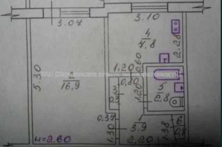 Продам квартиру, Непокоренных ул. , 1 кім., 33 м², косметический ремонт 