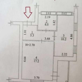 Продам квартиру, Борткевича ул. , 1 кім., 40.05 м², без внутренних работ