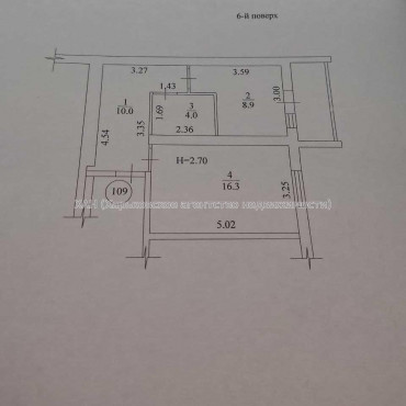 Продам квартиру, Мира ул. , 1 кім., 41 м², евроремонт 
