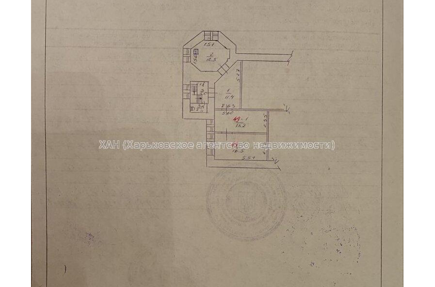 Продам квартиру, Людмилы Гурченко пер. , 2 кім., 41.50 м², советский ремонт 