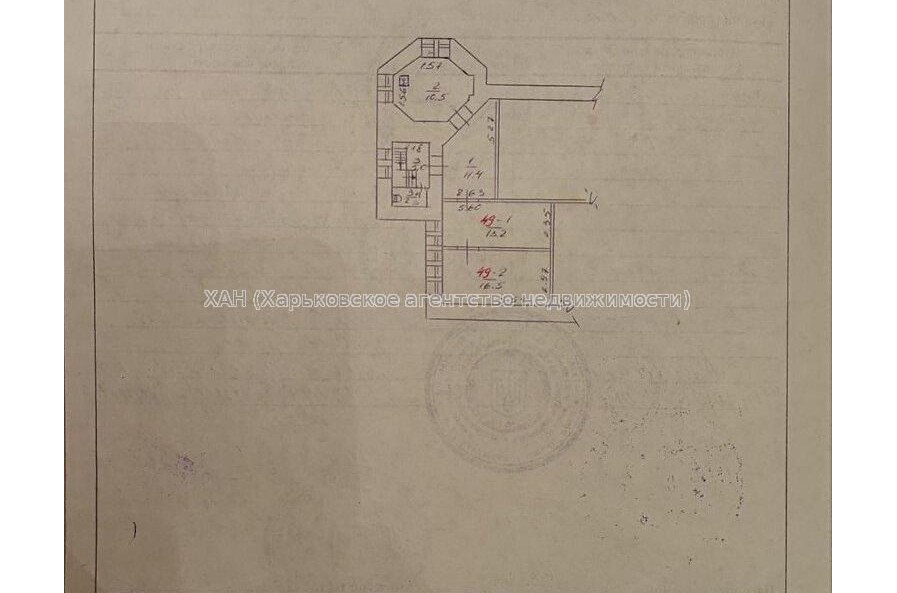 Продам квартиру, Людмилы Гурченко пер. , 2  ком., 41.50 м², советский ремонт 
