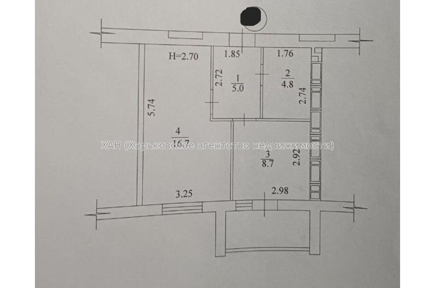 Продам квартиру, Домостроительная ул. , 13 , 1 кім., 37 м², евроремонт 