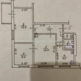 Продам квартиру, Салтовское шоссе , 3  ком., 57 м², советский ремонт 