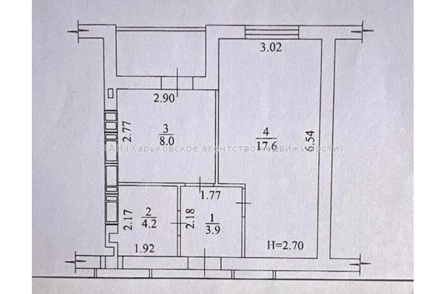 Продам квартиру, Борткевича ул. , 1  ком., 37 м², без ремонта 