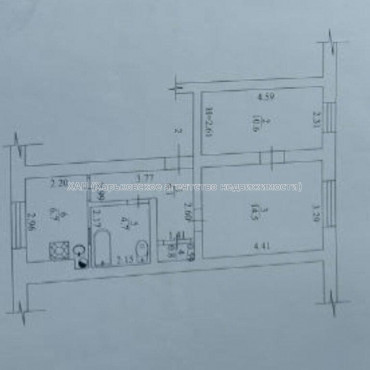 Продам квартиру, Спортивная ул. , 14 , 2 кім., 43 м², косметический ремонт 