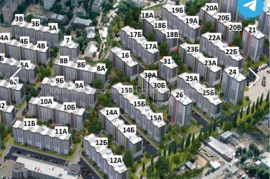 Продам квартиру, Полтавский Шлях ул. , 1 кім., 41 м², без внутренних работ 
