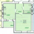 Продам квартиру, Полтавский Шлях ул. , 1 кім., 41 м², без внутренних работ 