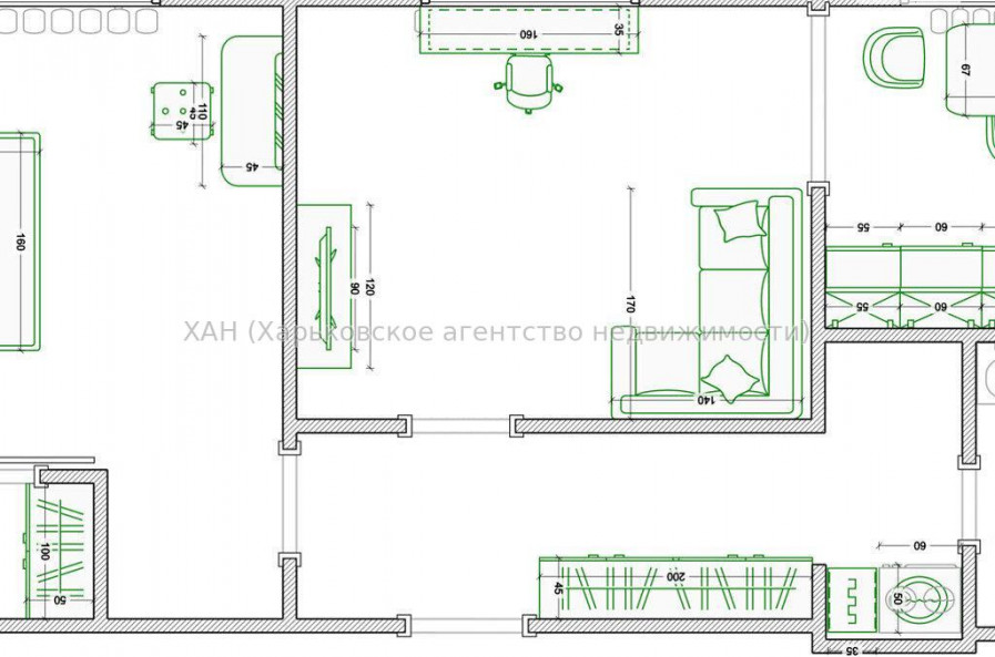 Продам квартиру, Данилевского ул. , 2  ком., 47 м², без ремонта 