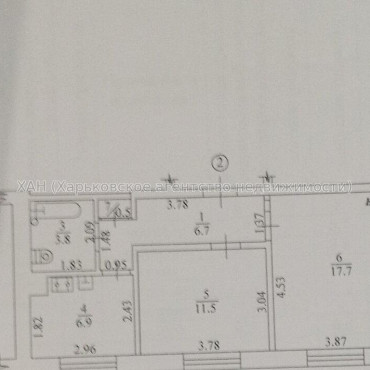 Продам квартиру, Данилевского ул. , 2  ком., 47 м², без ремонта 