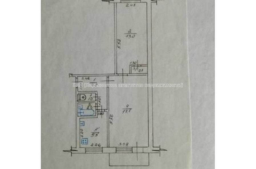 Продам квартиру, Бучмы ул. , 30В , 2 кім., 45 м², косметический ремонт 