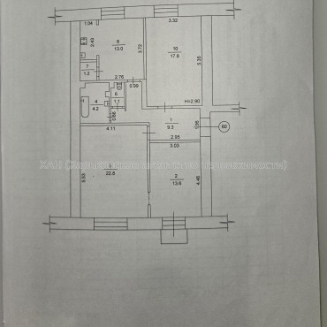 Продам квартиру, Клочковская ул. , 3  ком., 84 м², без отделочных работ 