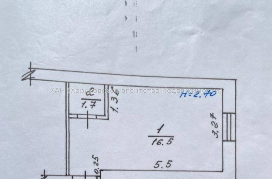 Продам квартиру, Москалёвская ул. , 1 кім., 19 м², косметический ремонт 