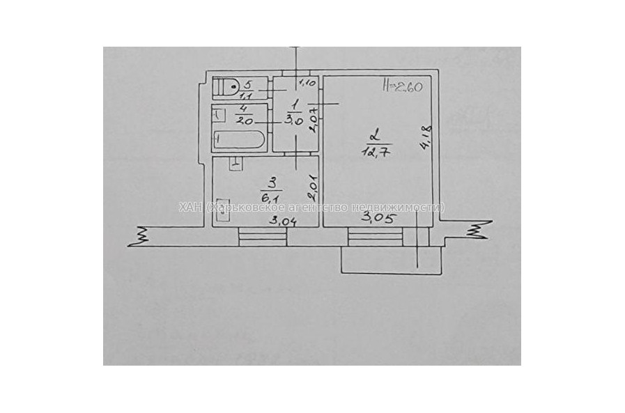 Продам квартиру, Победы просп. , 1  ком., 26 м², советский ремонт 
