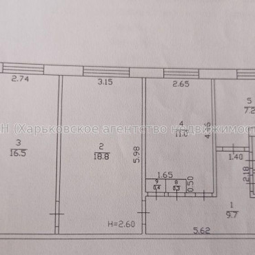 Продам квартиру, Тракторостроителей просп. , 3 кім., 69.30 м², косметический ремонт 