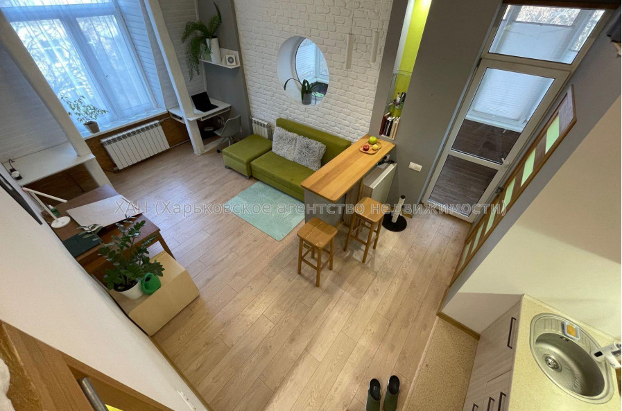 Продам квартиру, Алчевских ул. , 1  ком., 24 м², авторский дизайн 