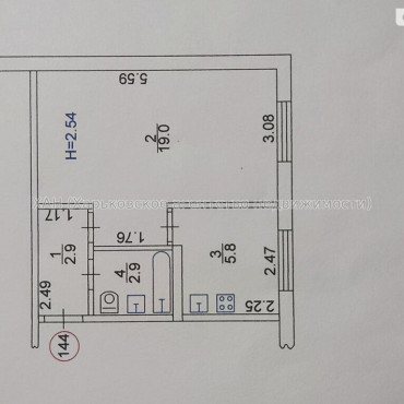 Продам квартиру, Каденюка ул. , 1  ком., 30.60 м², косметический ремонт 