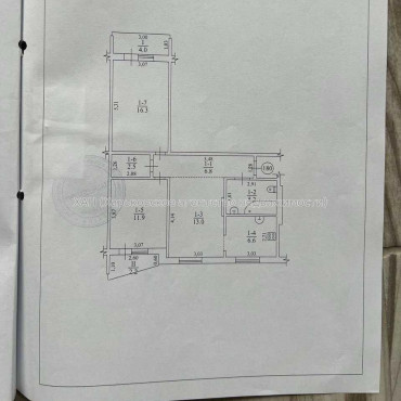 Продам квартиру, Валентиновская ул. , 3 кім., 67.30 м², авторский дизайн 