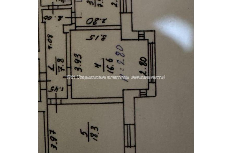 Продам квартиру, Кацарская ул. , 2 кім., 55 м², советский ремонт 