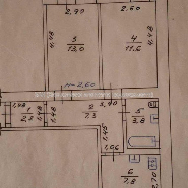 Продам квартиру, Деревянко ул. , 2  ком., 50 м², косметический ремонт 