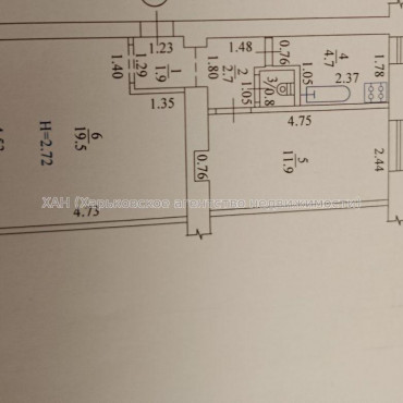 Продам квартиру, Морозова ул. , 2  ком., 42 м², без ремонта 