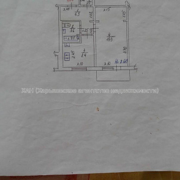 Продам квартиру, Франтишека Крала ул. , 1 кім., 40.40 м², косметический ремонт 