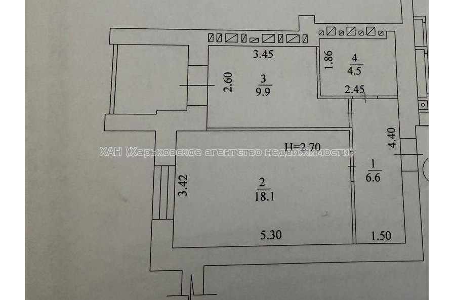 Продам квартиру, Рогатинский проезд , 1 кім., 45.90 м², евроремонт 