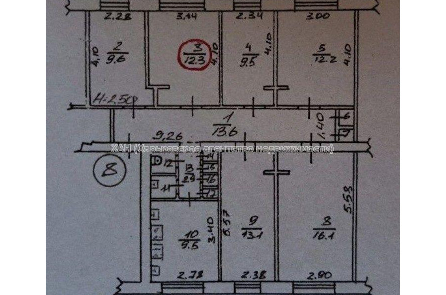 Продам квартиру, 23 Августа ул. , 1 кім., 12 м², без ремонта 