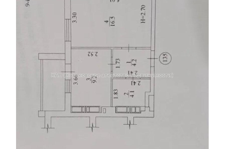 Продам квартиру, Мира ул. , 1 кім., 35 м², без внутренних работ 