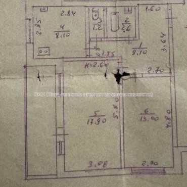 Продам квартиру, Метростроителей ул. , 11 , 2 кім., 52 м², евроремонт 