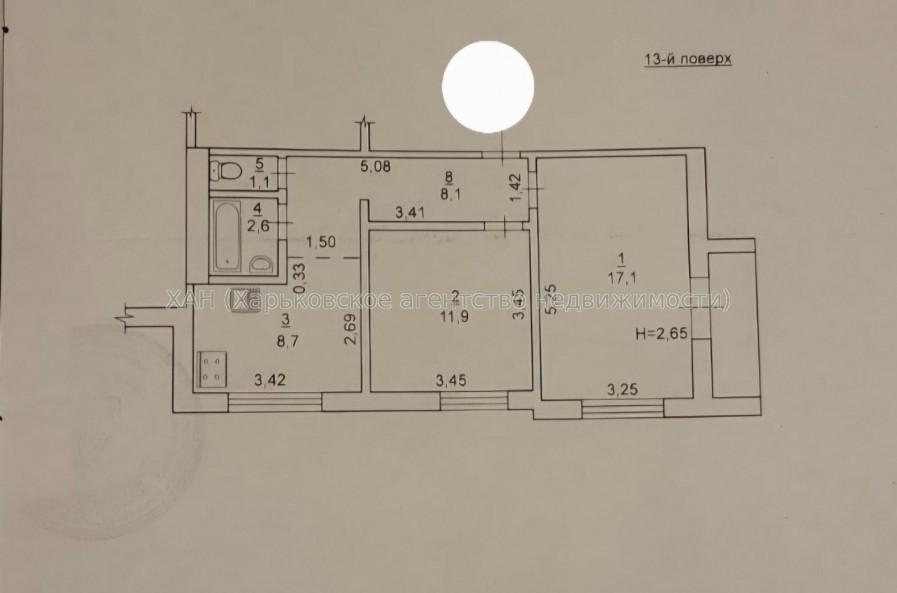 Сдам квартиру, Клочковская ул. , 2  ком., 51 м², косметический ремонт 
