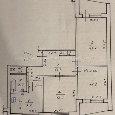 Продам квартиру, Валентиновская ул. , 3 кім., 69.40 м², евроремонт 