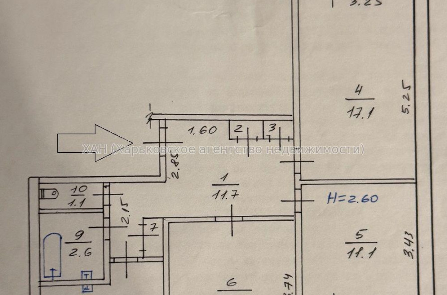 Продам квартиру, Валентиновская ул. , 3 кім., 69.40 м², евроремонт 