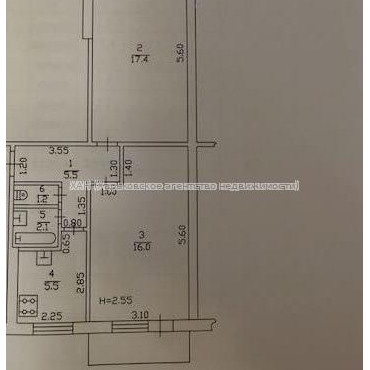 Продам квартиру, Салтовское шоссе , 2 кім., 48.60 м², советский ремонт 