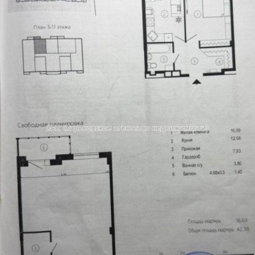 Продам квартиру, Гвардейцев Широнинцев ул. , 1 кім., 43 м², без внутренних работ 
