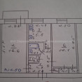 Продам квартиру, Мира ул. , 2 кім., 44 м², советский ремонт 