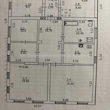 Продам дом, Сотника Костюченко ул. , 114.70 м², 6 сот., косметический ремонт 