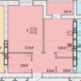 Продам квартиру, Шевченко ул. , 1 кім., 44 м², без внутренних работ