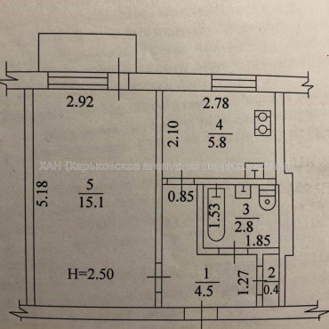Продам квартиру, Деревянко ул. , 1 кім., 38 м², советский ремонт 
