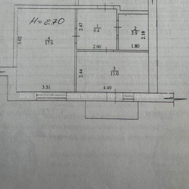 Продам квартиру, Дача 55 ул. , 1 кім., 45 м², авторский дизайн 